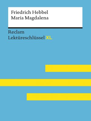 cover image of Maria Magdalena von Friedrich Hebbel